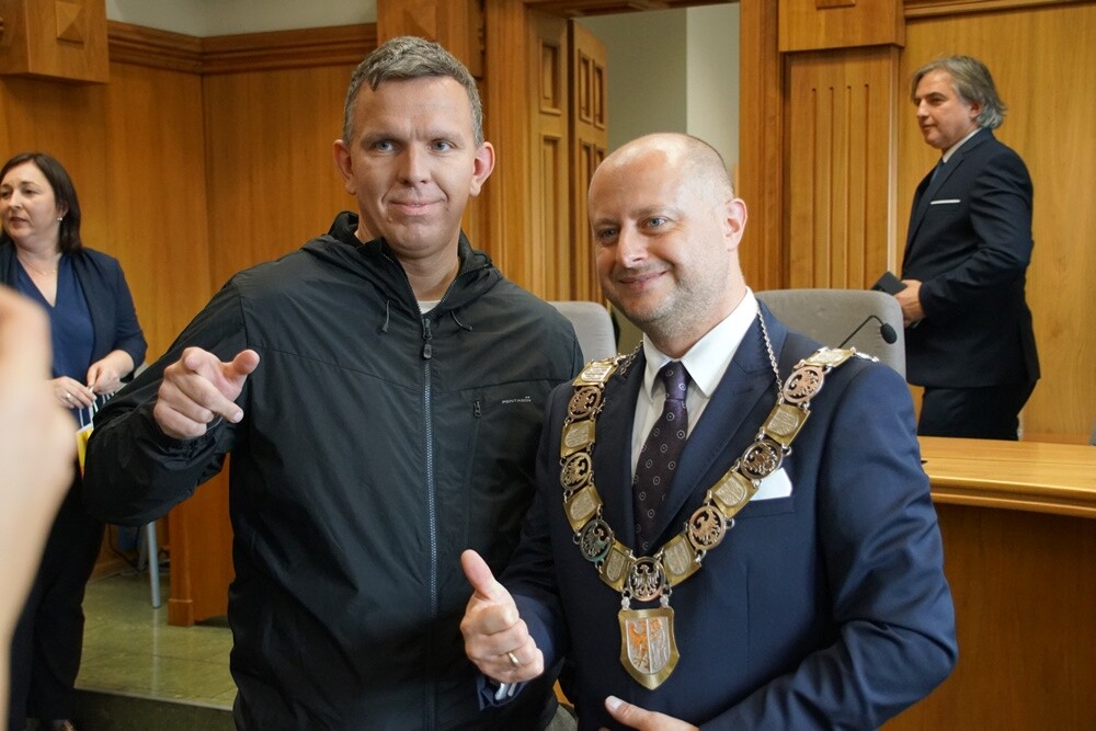 Michał Pierończyk prezydentem Rudy Śląskiej! Dzisiaj podczas uroczystej sesji Rady Miasta odbyło się zaprzysiężenie nowego prezydenta.