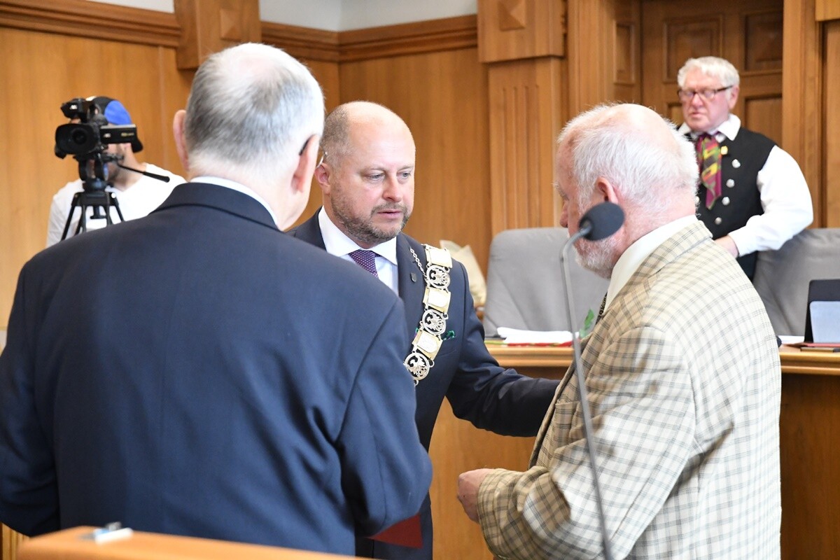 Zaprzysiężenie Michała Pierończyka. / fot. Jacek Knapik