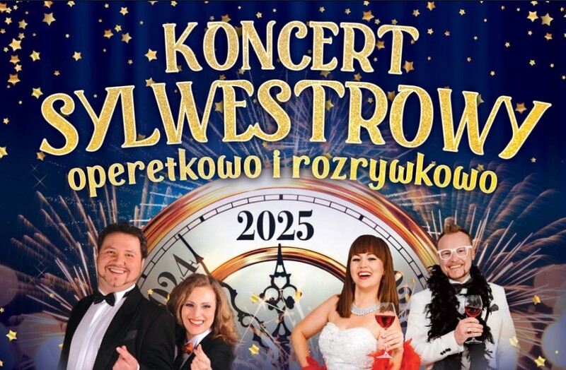 Zbliża się Sylwester pełen muzyki! Koncert Operetkowo-Rozrywkowy już 31 grudnia!