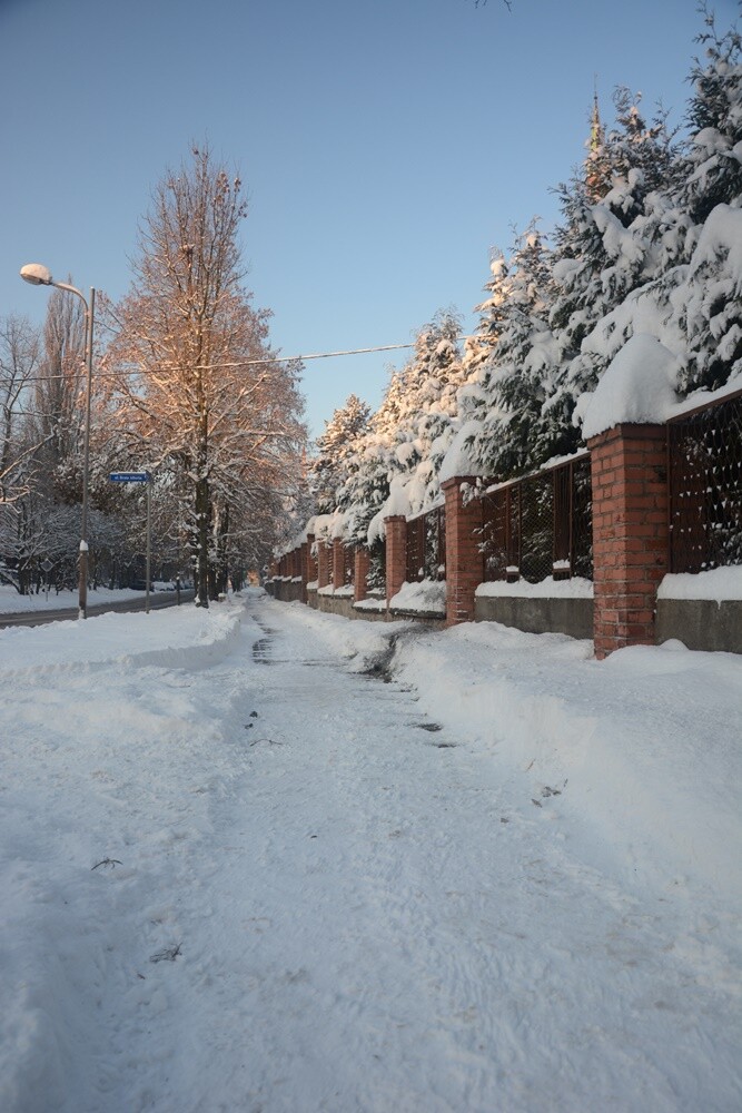 Zobaczcie, jak prezentuje się Ruda Śląska, przyozdobiona białym płaszczem. / fot. Jacek Knapik / FB Rafał Wypior