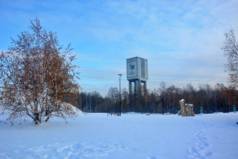 Zobaczcie, jak prezentuje się Ruda Śląska, przyozdobiona białym płaszczem. / fot. Jacek Knapik / FB Rafał Wypior