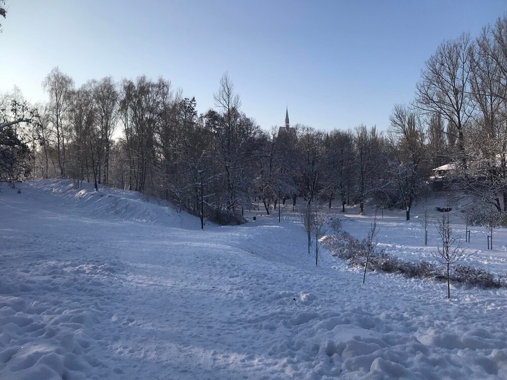 Zobaczcie, jak prezentuje się Ruda Śląska, przyozdobiona białym płaszczem. / fot. Jacek Knapik / FB Rafał Wypior