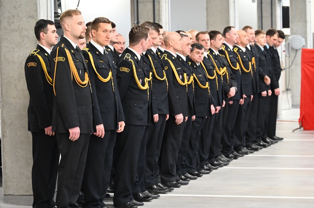 Dziś w Komendzie Miejskiej Państwowej Straży Pożarnej w Rudzie Śląskiej uroczystość zmiany komendanta miejskiego. / fot. UM Ruda Śląska