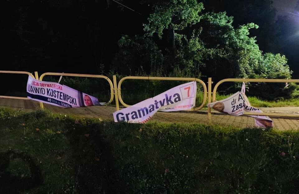 Na finiszu kampanii wyborczej emocje rosną. Komitety wyborcze skarżą się na coraz częstsze przypadki zrywania i niszczenia plakatów wyborczych.